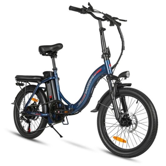 Bicicleta eléctrica plegable Samebike CY20 motor 350 W autonomía 40 km