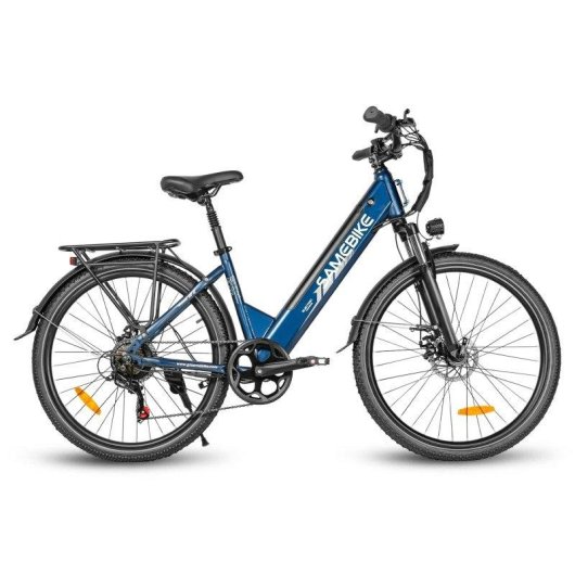 Bicicleta eléctrica Samebike RS-A01Pro-T 500W 36V 15Ah 50 km Azul