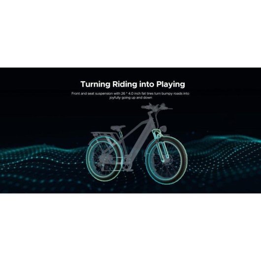 Bicicleta Eléctrica ENGWE E26 ST Motor 250W Batería 48V Neumáticos Todoterreno