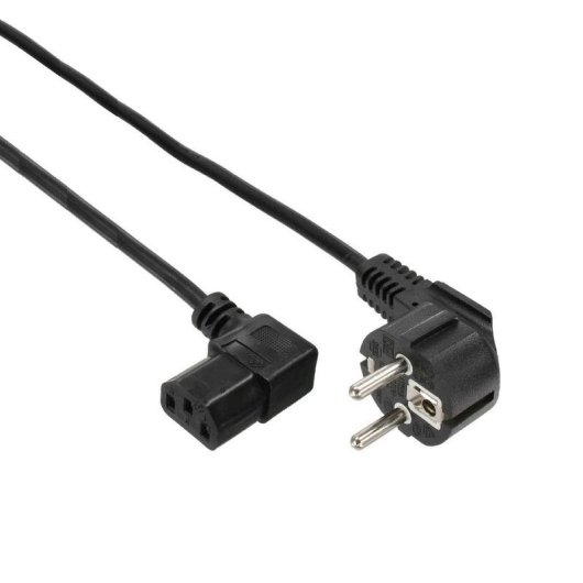 Cable de alimentación Ewent EC1910 Schuko a IEC C13 90° 1,8 m Negro