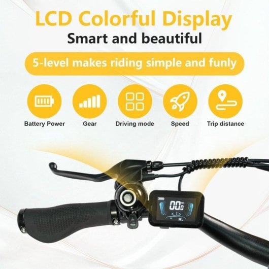 Bicicleta eléctrica TTGO C3 SE 250 W 28" Amarillo