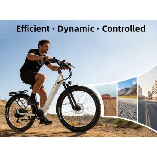 Bicicleta Eléctrica TTGO Z3 250W 48V 15Ah Gris