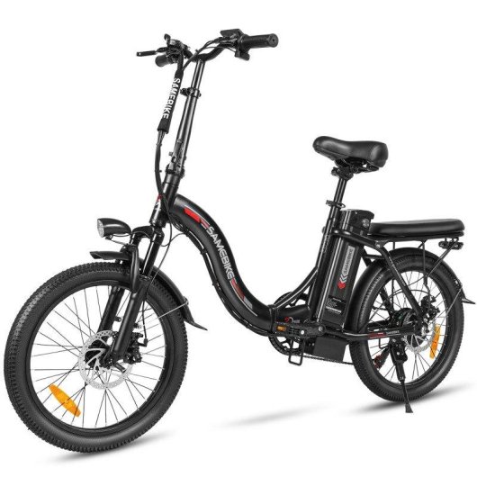 Bicicletta pieghevole Elettrica Samebike Cy20 350 W Batteria 36 V 12 Ah