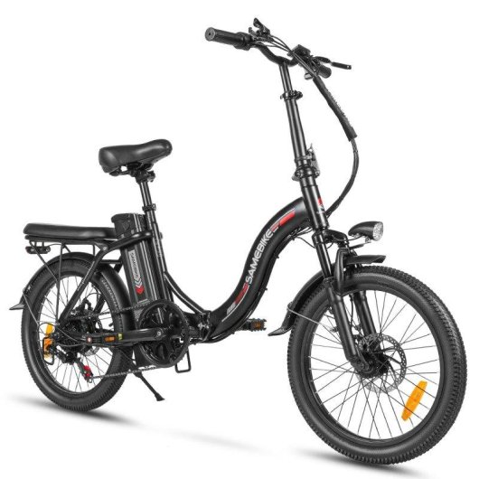 Bicicletta pieghevole Elettrica Samebike Cy20 350 W Batteria 36 V 12 Ah
