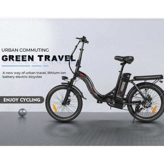 Bicicleta Eléctrica Samebike Cy20 Motor 350W Batería 36V