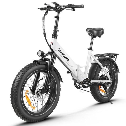 Bicicleta eléctrica Samebike LOTDM200-II plegable 250 W 48 V 13 Ah neumáticos 20x4"
