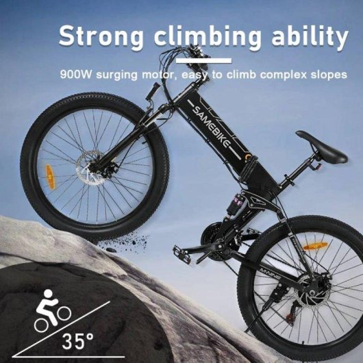 Velo electrique pliant Samebike LO26-II-YD 250 W 48 V 14 Ah