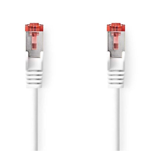Cable Nedis CCGL85221WT05 Cat6 SFTP 0,5 m Blanc