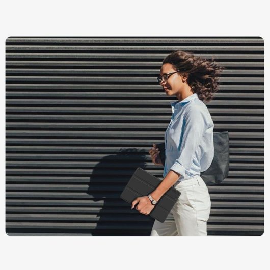 Funda tipo livro Tech-Protect Galaxy Tab A11/A9 8,7 preta