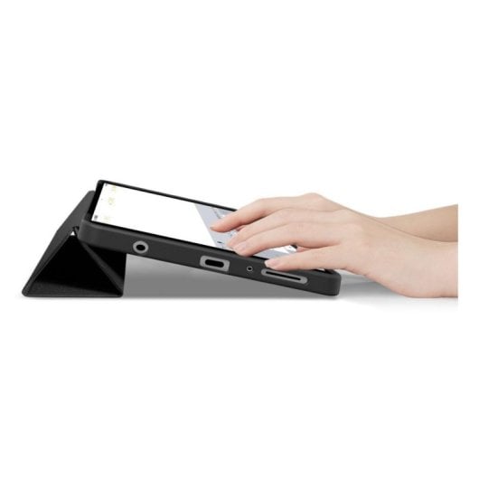 Funda tipo livro Tech-Protect Galaxy Tab A11/A9 8,7 preta