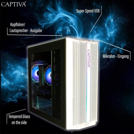 PC Sobremesa Captiva 102436 AMD Ryzen 7 8700F 16GB 500GB SSD RTX 5060 Ti