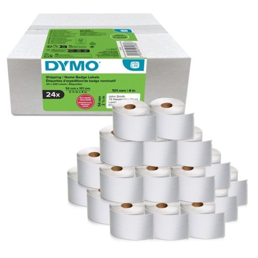 Etiquettes DYMO LabelWriter 54x101 mm 24 rouleaux