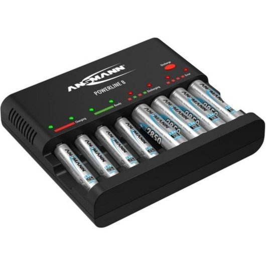 Caricatore Powerline 8 Ansmann AA/AAA NiMH NiCd