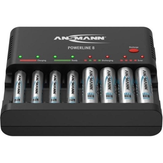 Caricatore Powerline 8 Ansmann AA/AAA NiMH NiCd