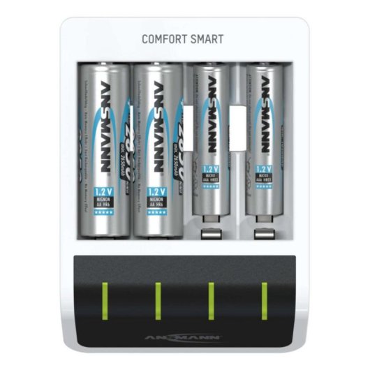 Ladegeraet Ansmann Comfort Smart USB NiMH AA/AAA