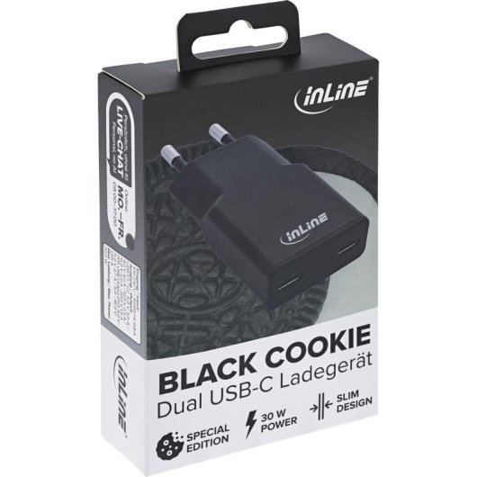 Cargador InLine USB-C 30W GaN Power Delivery