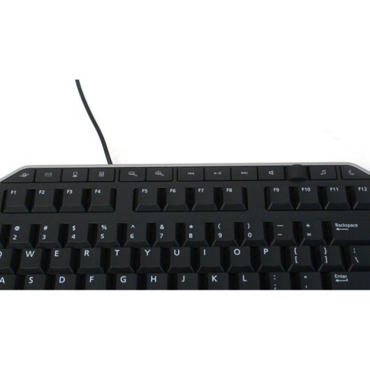 Teclado Dell KB522 de membrana com cabo USB e apoio de pulso US International