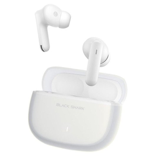 Auriculares Black Shark T23 inalámbricos Bluetooth 5.4 Gaming Blanco 40h batería
