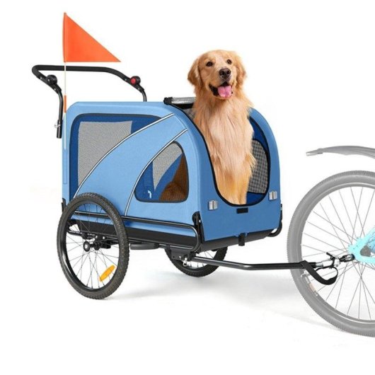 Remolque para mascotas 2 en 1 Sepnine 10202NS azul hasta 50 kg