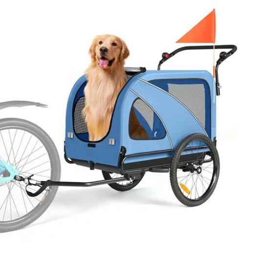 Remolque para mascotas 2 en 1 Sepnine 10202NS azul hasta 50 kg
