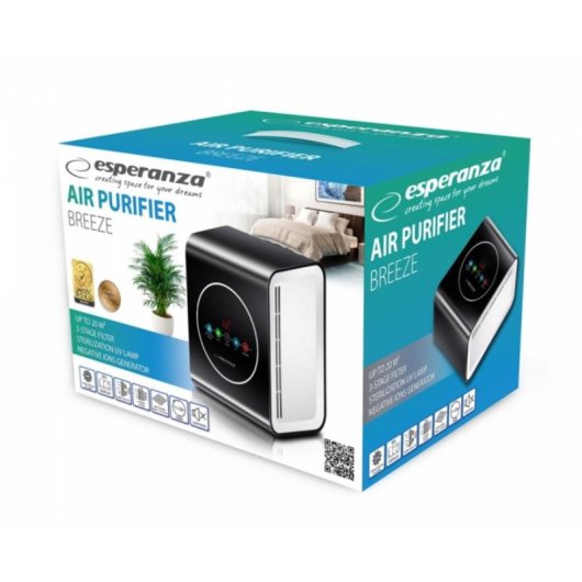Purificateur d'air Esperanza EHP001 30 m3/h HEPA