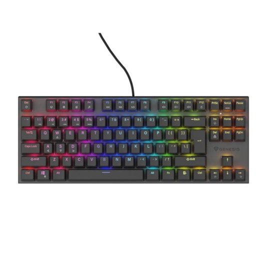 Tastatur GENESIS Thor 303 TKL mechanisch Hot Swap Outemu Peach Silent US International