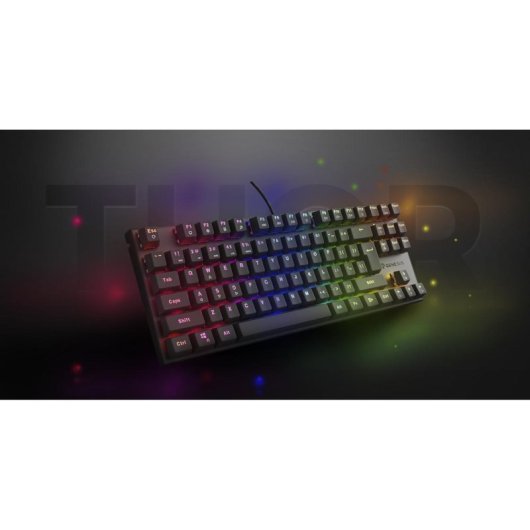 Tastatur GENESIS Thor 303 TKL mechanisch Hot Swap Outemu Peach Silent US International