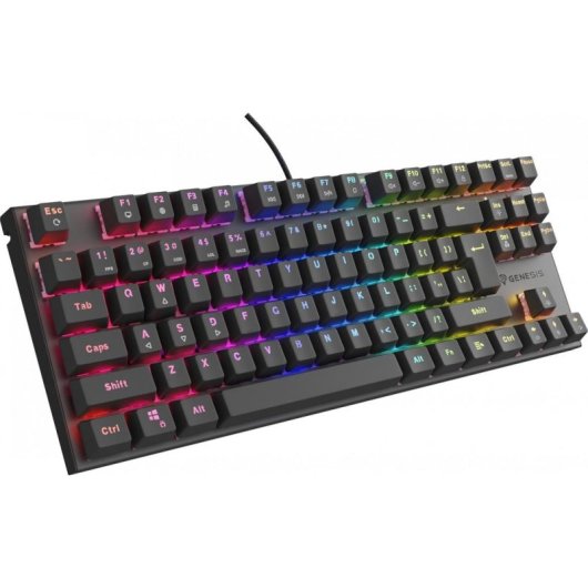 Tastatur GENESIS Thor 303 TKL mechanisch Hot Swap Outemu Peach Silent US International