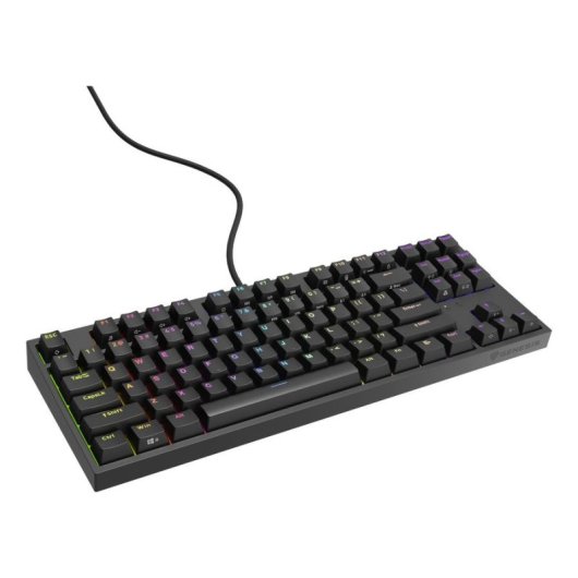 Teclado GENESIS Thor 404 TKL mecánico con switches Gateron Yellow Pro US International
