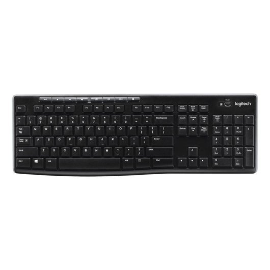 Teclado Logitech K270 inalámbrico completo con receptor unifying US International