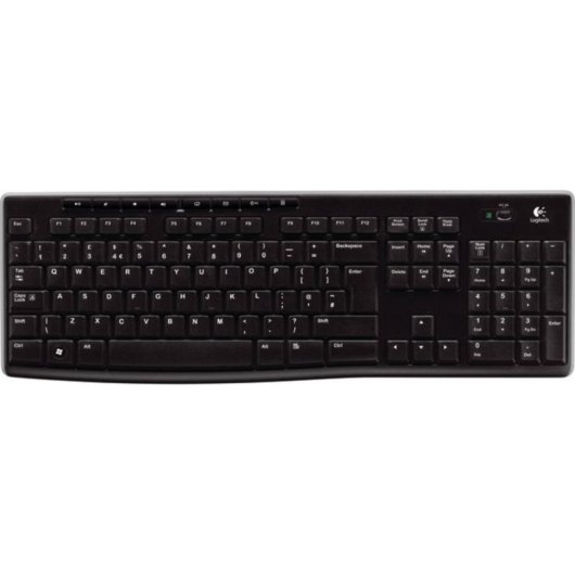 Teclado Logitech K270 inalámbrico completo con receptor unifying US International