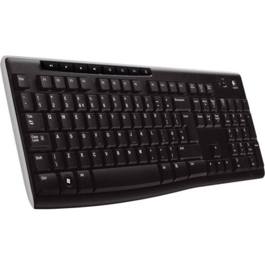 Teclado Logitech K270 inalámbrico completo con receptor unifying US International