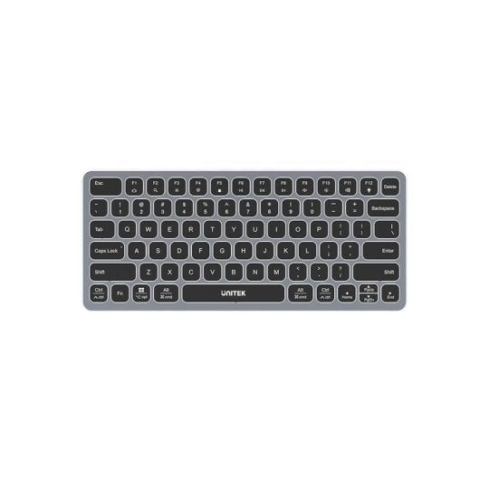 Clavier Unitek D1092A filaire avec hub USB, HDMI et rétroéclairage US International