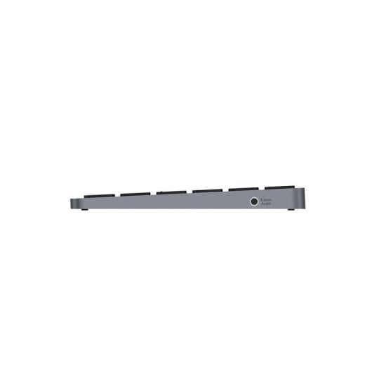 Clavier Unitek D1092A filaire avec hub USB, HDMI et rétroéclairage US International