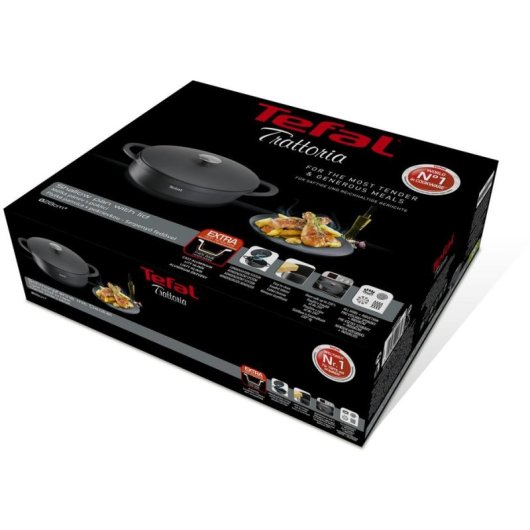 Poele Tefal Trattoria antiadhesif 28 cm induction