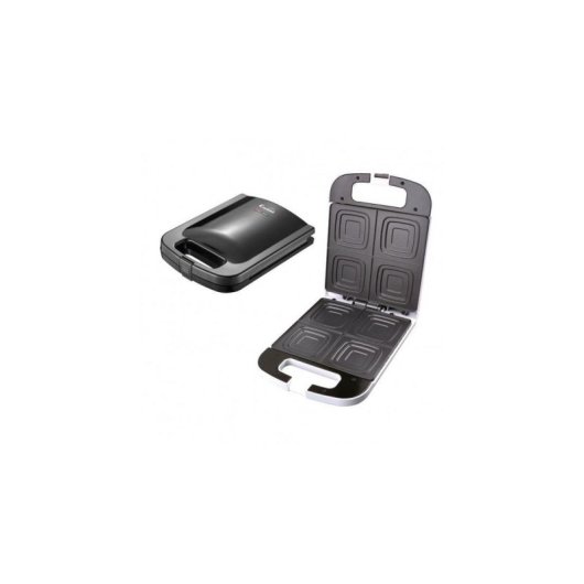Sandwichera con grill COMELEC con placas intercambiables y apertura 180º 1400W