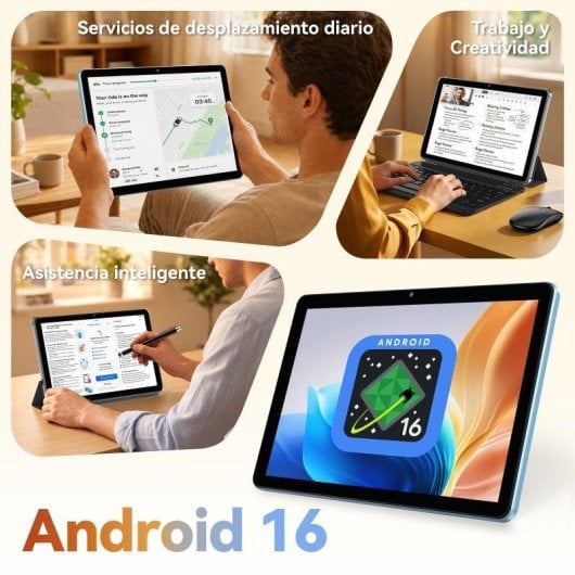Tablet ExcitPower W80 WiFi + 4G 10,1" 8GB 128GB Azul