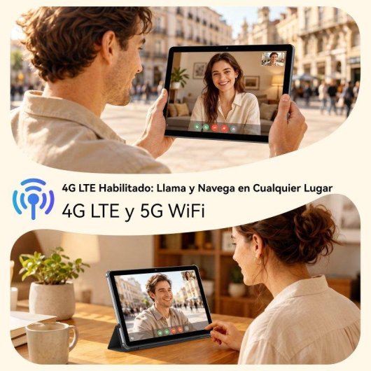 Tablet ExcitPower W80 WiFi + 4G 10,1" 8GB 128GB Gris