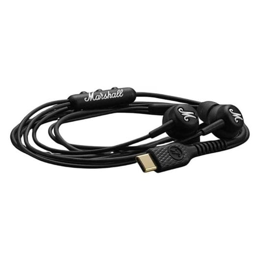 Auriculares Marshall Mode USB-C con cable USB-C para uso Hi-Fi Negro