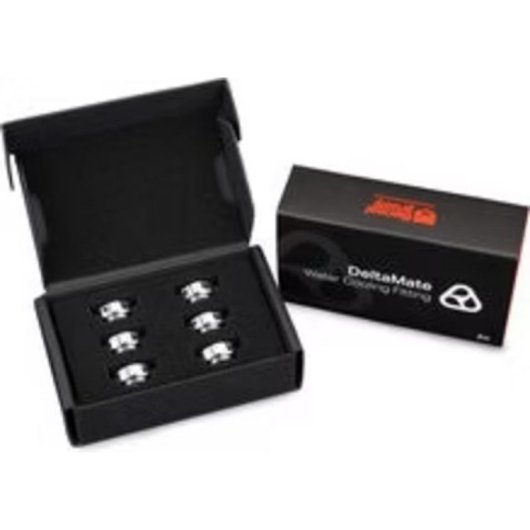 Refrigeración líquida Thermal Grizzly DeltaMate Plug 6-Pack Nickel