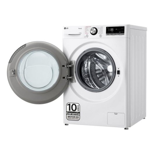 Lavasecadora LG 11/6 kg A/D F4DR7011AGW con inteligencia artificial y Wi-Fi