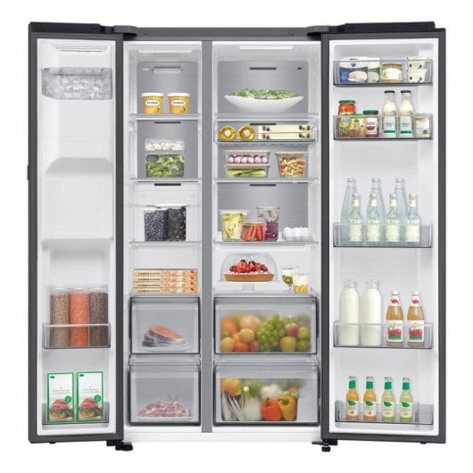 Frigorífico Americano Samsung RS80F64KDFEF Total No Frost 178cm 640L D Grafito WiFi IA