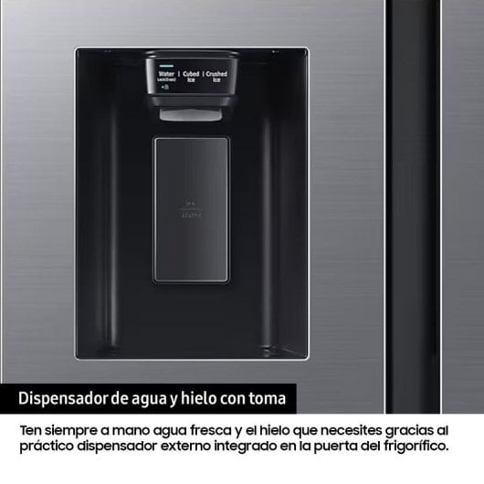 Frigorífico Americano Samsung RS80F64KDFEF Total No Frost 178cm 640L D Grafito WiFi IA