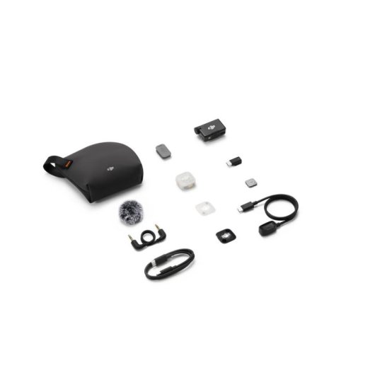 Microfono DJI Mic Mini 2S wireless omnidirezionale con ricevitore per fotocamera
