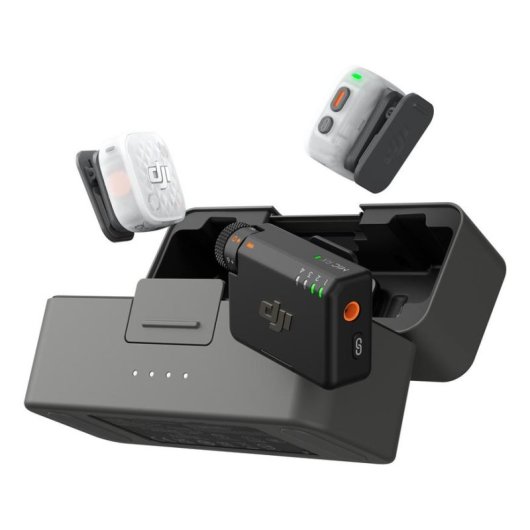 Microphone DJI Mic Mini 2S sans fil omnidirectionnel avec étui de charge