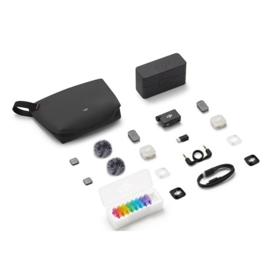 Microphone DJI Mic Mini 2S sans fil omnidirectionnel avec étui de charge