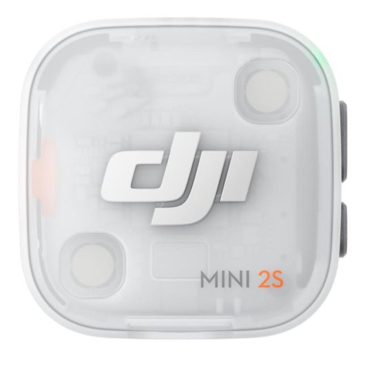 Microfono DJI Mic Mini 2S trasmettitore bodypack bianco portata 400 m