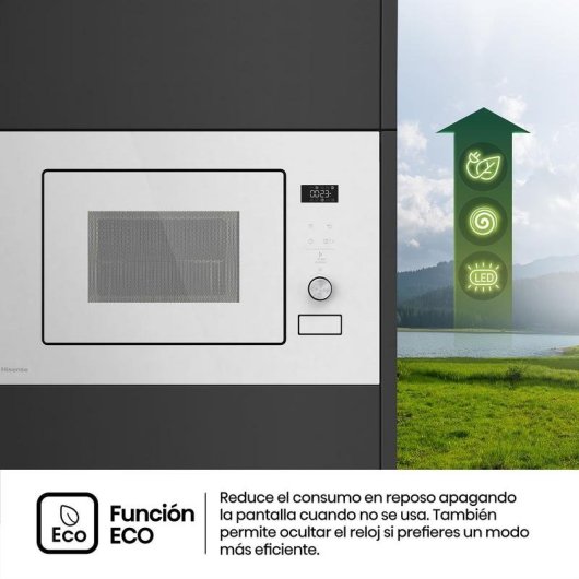 Micro-ondas Hisense BIM320G52WG 20 Litros 800W com Grill e Autolimpeza