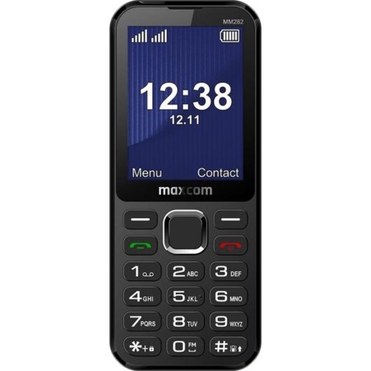 Maxcom MAXCOMMM2824G 4G Telefono 24 mesi garanzia Nero Polacco