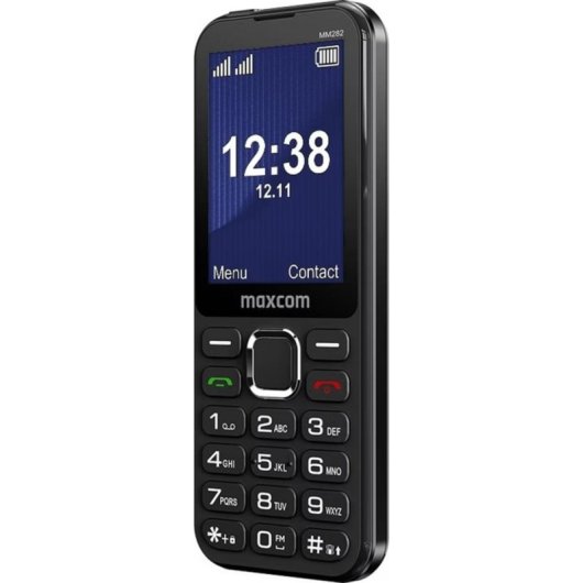 Maxcom MAXCOMMM2824G 4G Telefono 24 mesi garanzia Nero Polacco